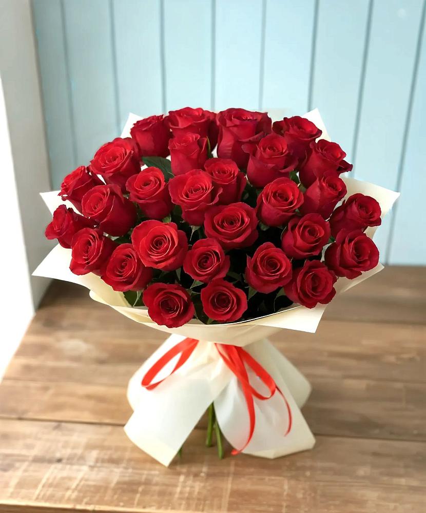 Букет 29 Красных роз в Александровской Кадардино-Балкарской Республики