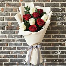 Букет цветов из:  Розы в Александровской Кадардино-Балкарской Республики