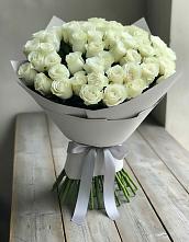 Букет 35 Белых роз в Александровской Кадардино-Балкарской Республики