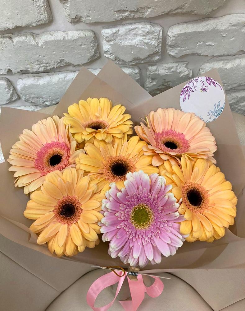 Букет цветов из: Герберы в Александровской Кадардино-Балкарской Республики