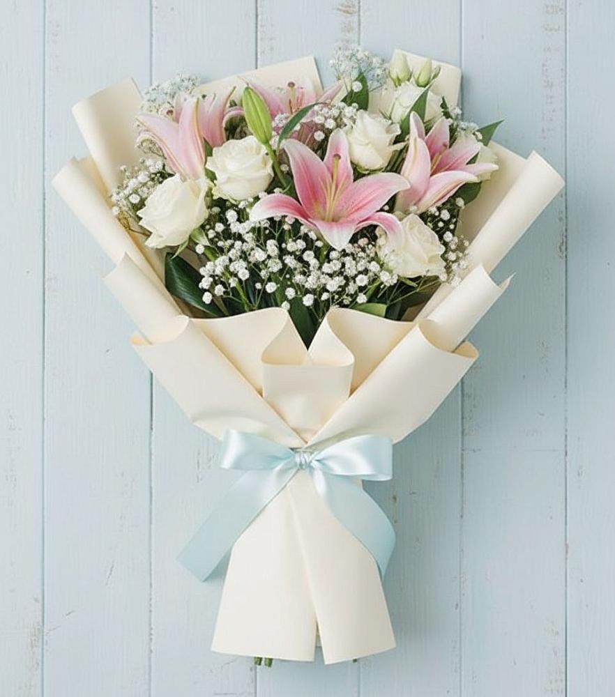 Букет цветов из: Лилии в Александровской Кадардино-Балкарской Республики