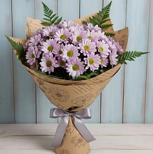 Букет цветов из:  Хризантемы #REPLACE_PRED# Александровской Кадардино-Балкарской Республики