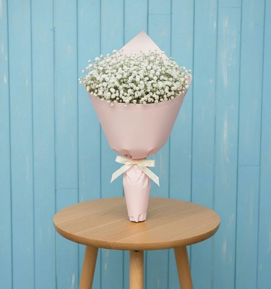 Букет цветов из: Гипсофила в Александровской Кадардино-Балкарской Республики