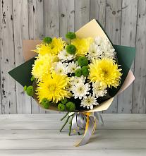 Букет цветов из:  Хризантемы в Александровской Кадардино-Балкарской Республики