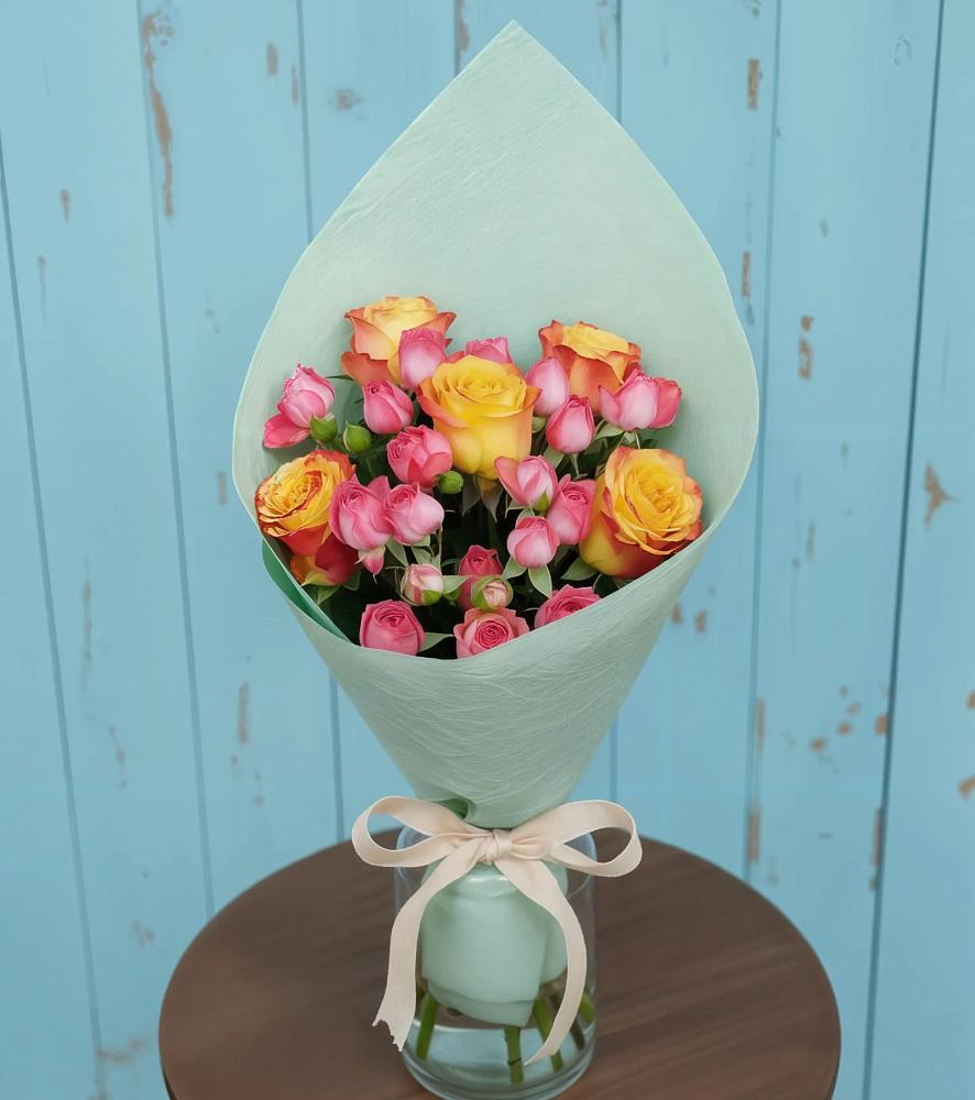 Букет цветов из: Розы в Александровской Кадардино-Балкарской Республики