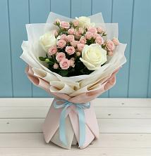 Букет цветов из:  Розы в Александровской Кадардино-Балкарской Республики