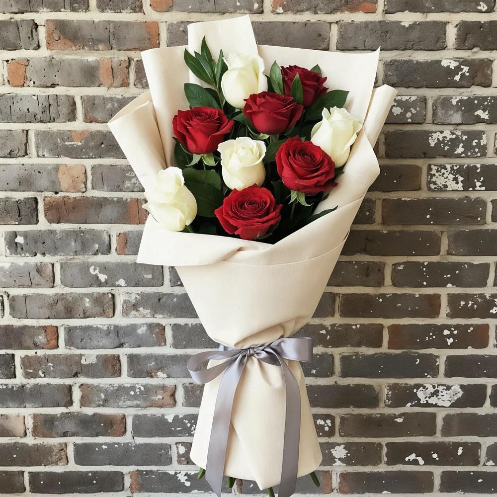 Букет цветов из: Розы в Александровской Кадардино-Балкарской Республики