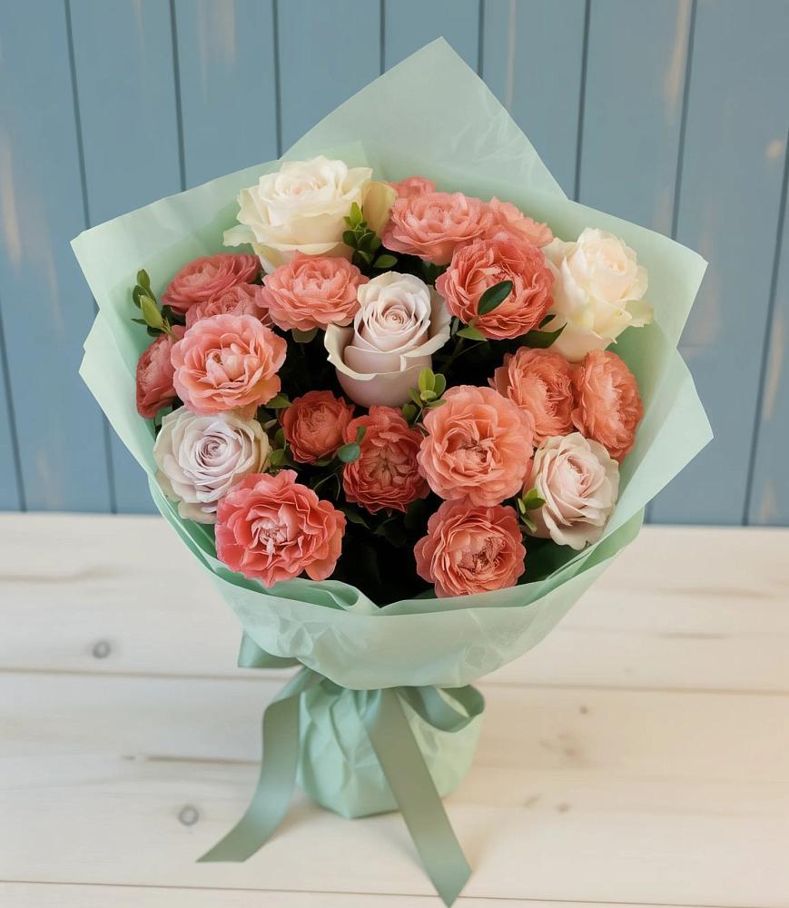 Букет цветов из: Розы в Александровской Кадардино-Балкарской Республики