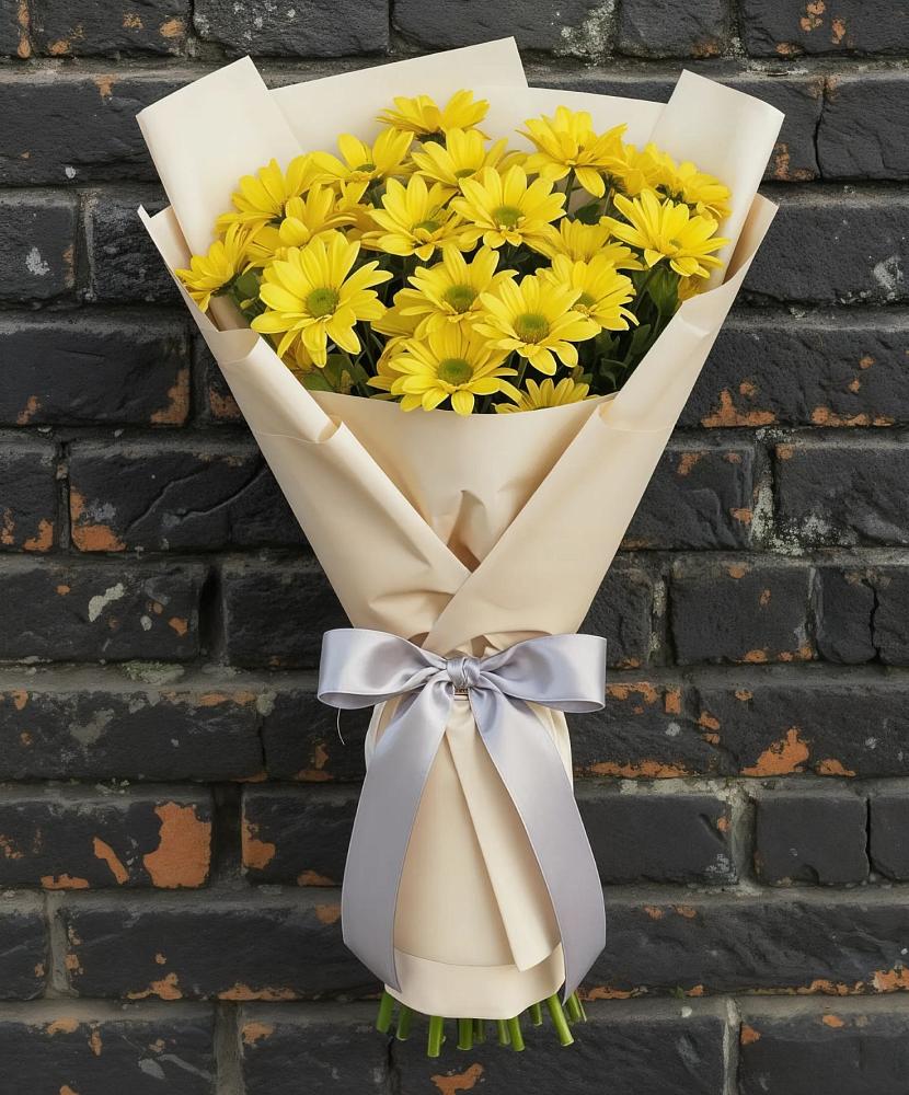 Букет цветов из: Хризантемы в Александровской Кадардино-Балкарской Республики