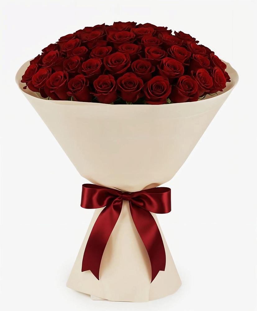 Букет 101 Бордовая роза Блэк Бакарра в Александровской Кадардино-Балкарской Республики