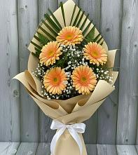 Букет цветов из:  Герберы #REPLACE_PRED# Александровской Кадардино-Балкарской Республики