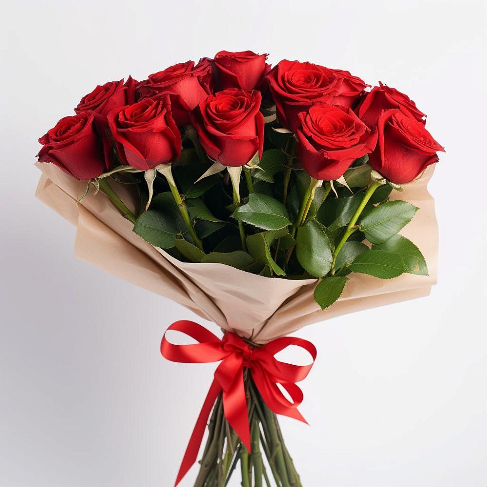 Букет 11 Красных роз Эдлесс Лав в Александровской Кадардино-Балкарской Республики